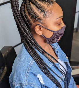 Feed in braids for Crowned_By_Glam_INC.