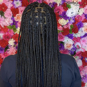 Small Box Braids for Kathy’s_Braids