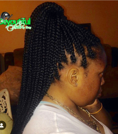 Medium Box Braids for Beyoutifulshade