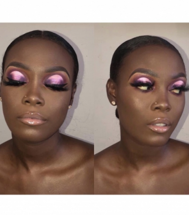 Shimmery/Glitter look for Fay's_Makeup_Artistry